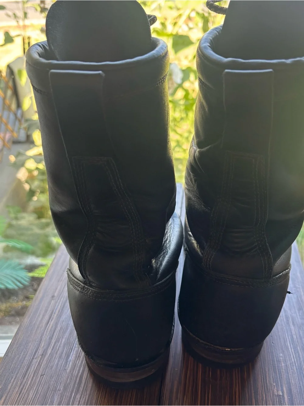 Men's Black Leather Hathorn Explorer Wild-land Fire Boots